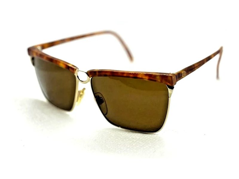 Gucci 2301 in Gold and tortoise sunglasses